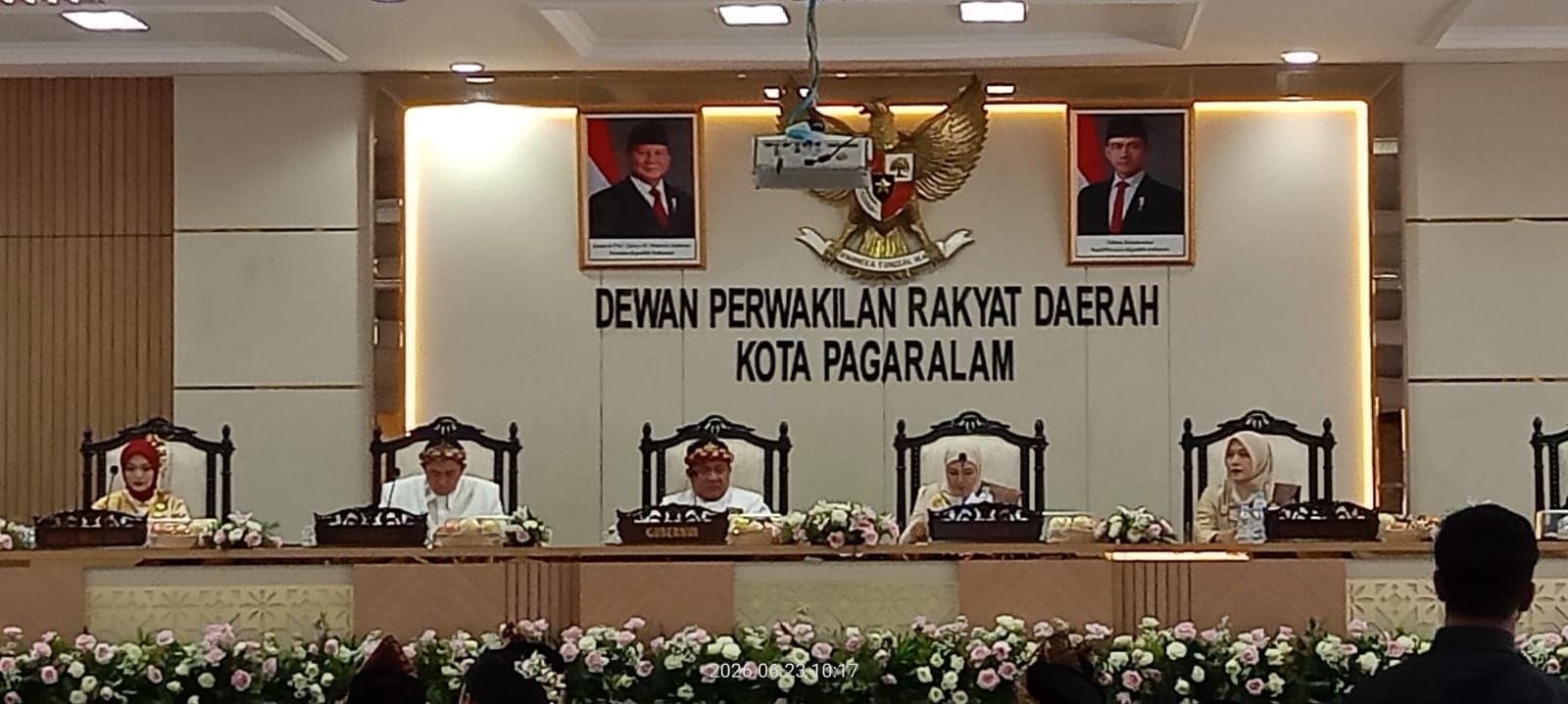 DPRD Kota Pagar Alam Gelar Sidang Istimewa Peringatan HUT Kota ke-25